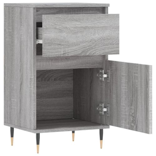 Бюфети 2 бр сив сонома 40x35x70 см инженерно дърво