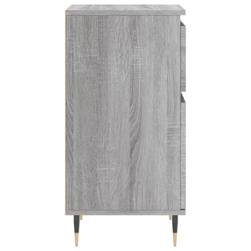 Бюфети 2 бр сив сонома 40x35x70 см инженерно дърво