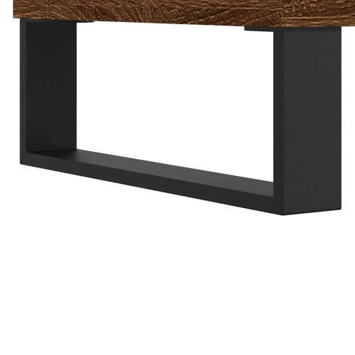Бюфети 2 бр кафяв дъб 40x35x70 см инженерно дърво