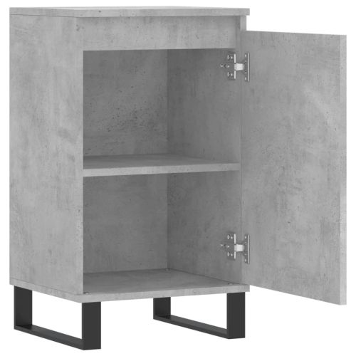 Бюфети 2 бр бетонно сив 40x35x70 см инженерно дърво