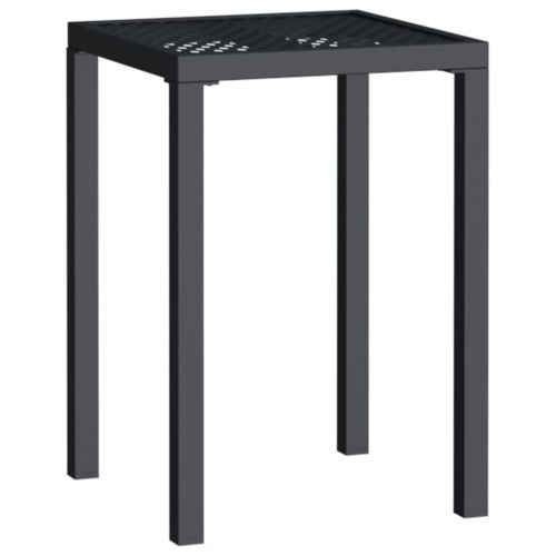 Градинска маса антрацит 50x50x72 cм стомана
