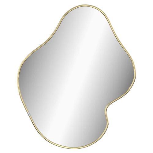 Стенно огледало злато 60x50 см