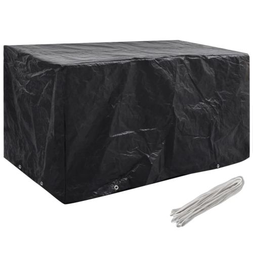 Покривала за градински мебели 2 бр 8 капси 180x70x90 см