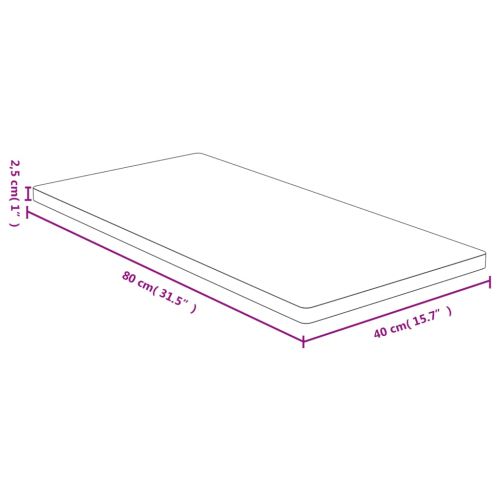 Плот за маса 40x80x2,5 см бамбук