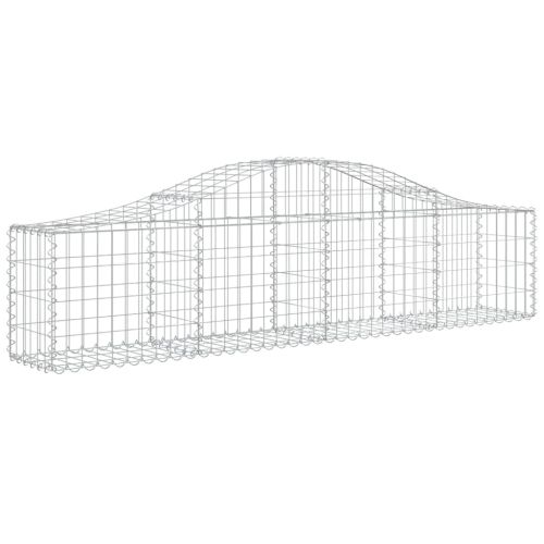 Габионни кошници арка 3 бр 200x30x40/60 см поцинковано желязо