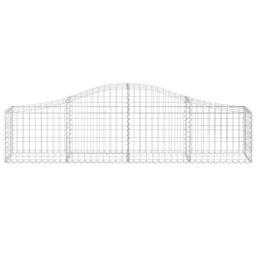 Габионни кошници арка 3 бр 200x30x40/60 см поцинковано желязо
