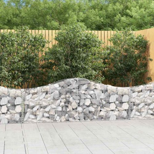 Габионни кошници арка 3 бр 200x30x60/80 см поцинковано желязо