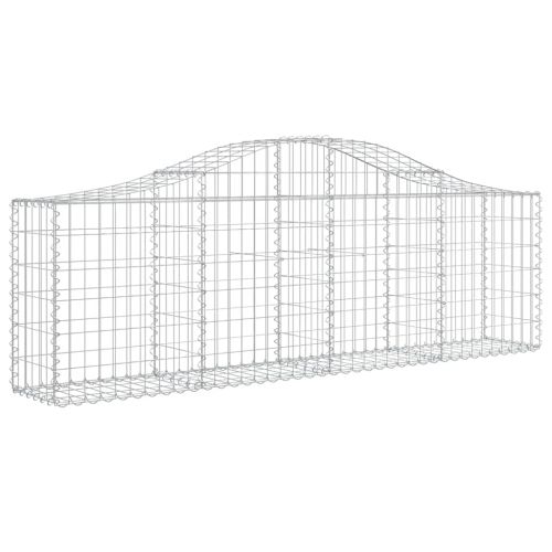 Габионни кошници арка 3 бр 200x30x60/80 см поцинковано желязо