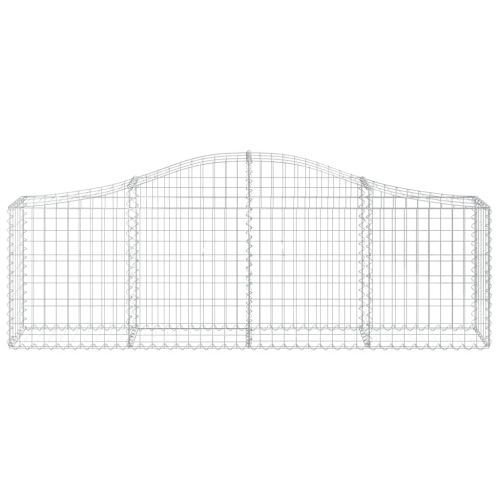 Габионни кошници арка 3 бр 200x30x60/80 см поцинковано желязо