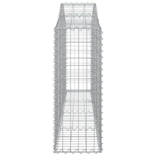 Габионни кошници арка 12 бр 200x30x80/100 см поцинковано желязо