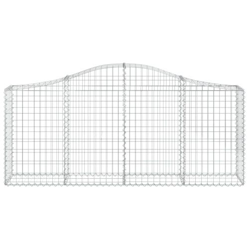 Габионни кошници арка 25 бр 200x30x80/100 см поцинковано желязо