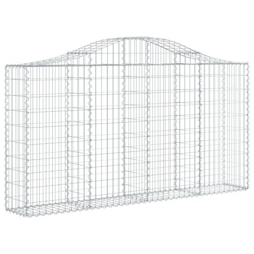 Габионни кошници арка 5 бр 200x30x100/120 см поцинковано желязо