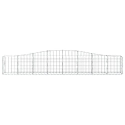 Габионни кошници арка 8 бр 400x30x60/80 см поцинковано желязо