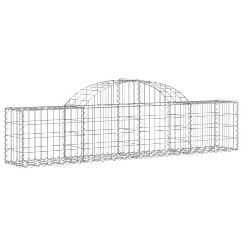 Габионни кошници арка 2 бр 200x30x40/60 см поцинковано желязо