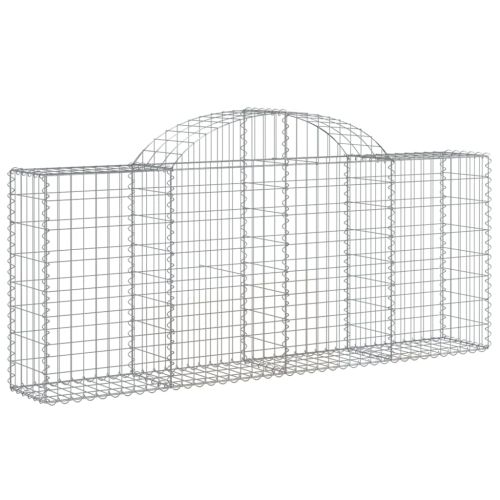 Габионни кошници арка 4 бр 200x30x80/100 см поцинковано желязо
