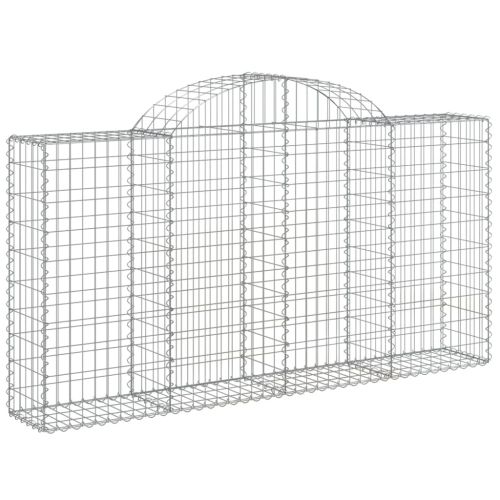 Габионни кошници арка 6 бр 200x30x100/120 см поцинковано желязо