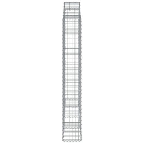 Габионни кошници арка 6 бр 200x30x200/220 см поцинковано желязо