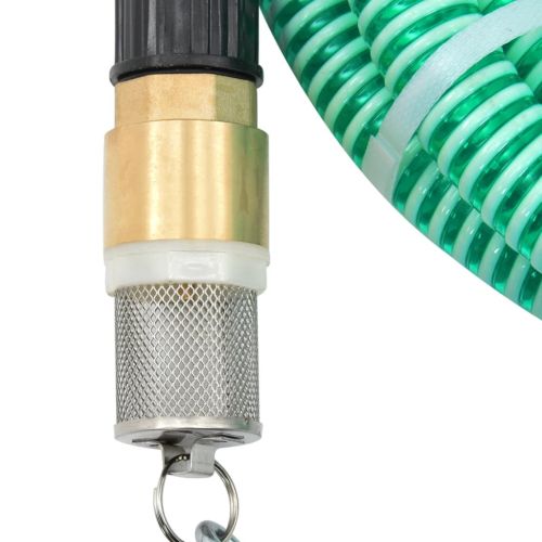 Смукателен маркуч с месингови съединители 1,1" 15 м PVC