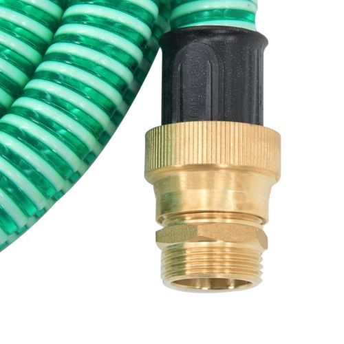 Смукателен маркуч с месингови съединители 1,1" 15 м PVC