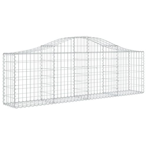 Габионни кошници арка 7 бр 200x30x60/80 см поцинковано желязо