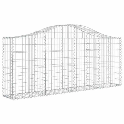 Габионни кошници арка 8 бр 200x30x80/100 см поцинковано желязо