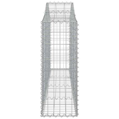 Габионни кошници арка 8 бр 200x30x80/100 см поцинковано желязо