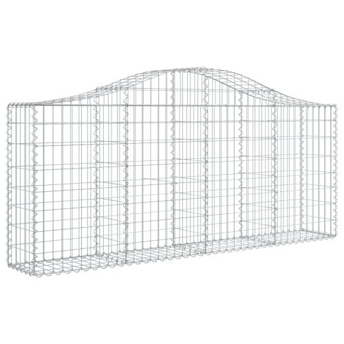 Габионни кошници арка 15 бр 200x30x80/100 см поцинковано желязо