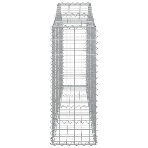 Габионни кошници арка 15 бр 200x30x80/100 см поцинковано желязо