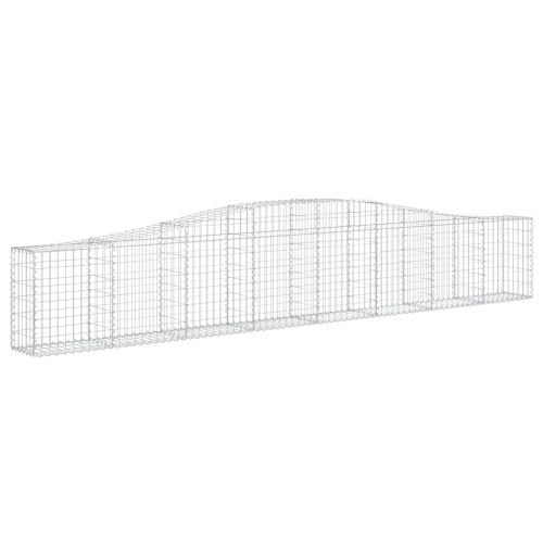Габионни кошници арка 3 бр 400x30x60/80 см поцинковано желязо