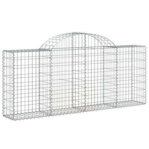 Габионни кошници арка 25 бр 200x30x80/100 см поцинковано желязо