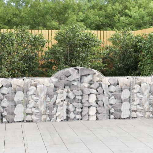 Габионни кошници арка 40 бр 200x30x80/100 см поцинковано желязо