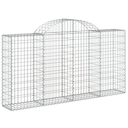 Габионни кошници арка 5 бр 200x30x100/120 см поцинковано желязо