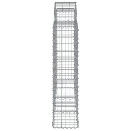 Габионни кошници арка 3 бр 200x30x120/140см поцинковано желязо