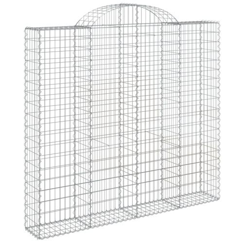Габионни кошници арка 6 бр 200x30x180/200 см поцинковано желязо