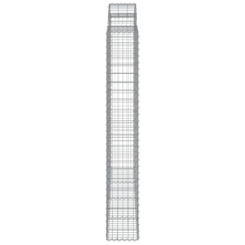Габионни кошници арка 4 бр 200x30x200/220 см поцинковано желязо