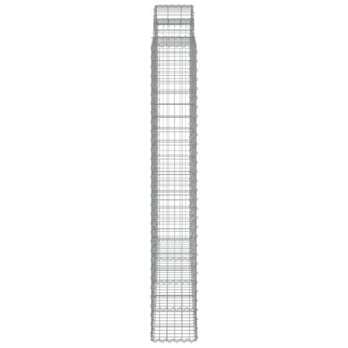 Габионни кошници арка 7 бр 200x30x200/220 см поцинковано желязо