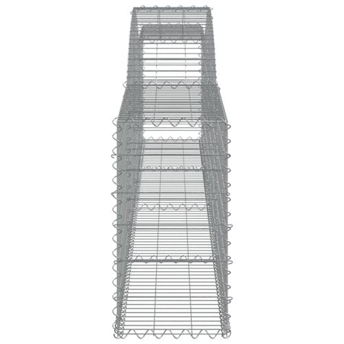 Габионни кошници арка 2 бр 400x30x60/80 см поцинковано желязо