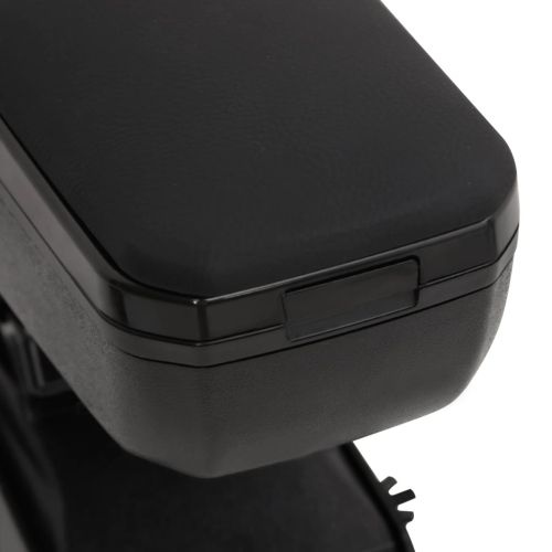 Подлакътник за кола универсален черен 14x30x(32-48,5) см ABS
