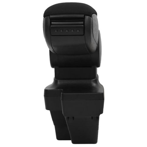 Подлакътник за кола черен 15x35x(33-49,5) см ABS