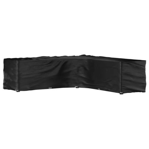 Покривало за ъглови градински мебели 20 капси 300x300x90 см