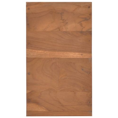 Нощно шкафче, 20x35x50 см, тиково дърво масив
