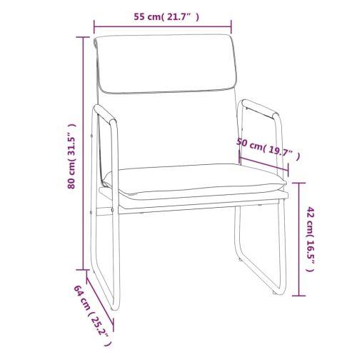 Стол шезлонг, тъмнозелено, 55x64x80 см, текстил