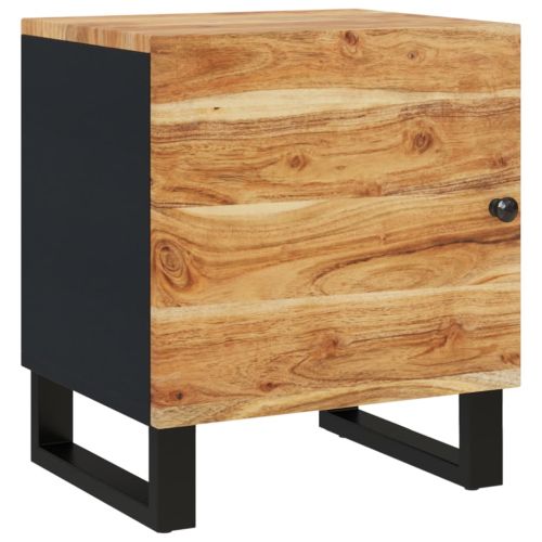 Нощно шкафче 40x33x46 см масивна акация