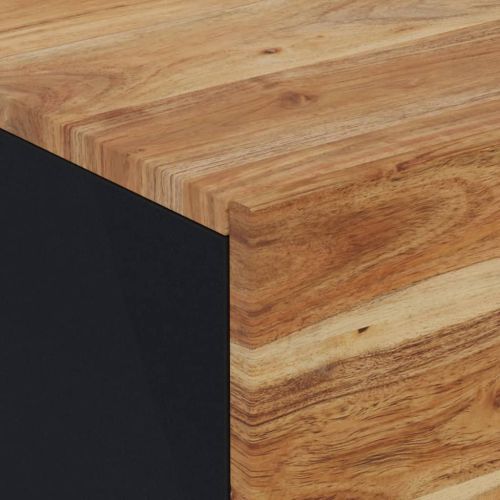 Нощно шкафче 40x33x46 см масивна акация