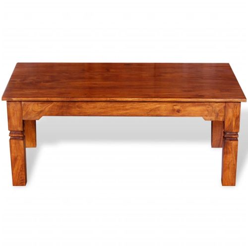 Маса за кафе масивно дърво 110x60x45 см