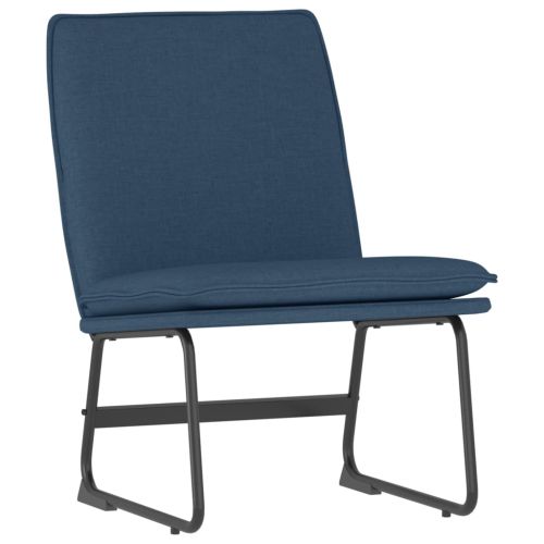 Стол шезлонг, син, 52x75x76 см, текстил