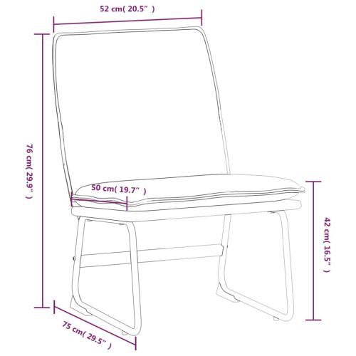 Стол шезлонг, син, 52x75x76 см, текстил