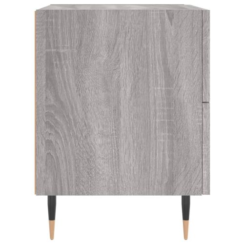 Нощни шкафчета 2 бр сив сонома 40x35x47,5 см инженерно дърво