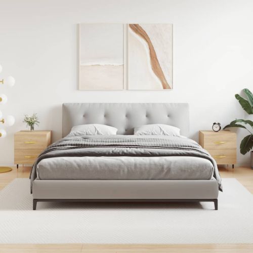 Нощни шкафчета 2 бр дъб сонома 40x35x47,5 см инженерно дърво
