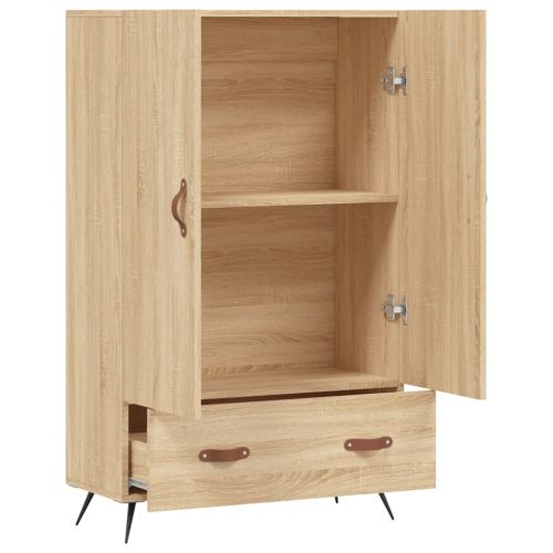 Висок шкаф, сонома дъб, 69,5x31x115 см, инженерно дърво